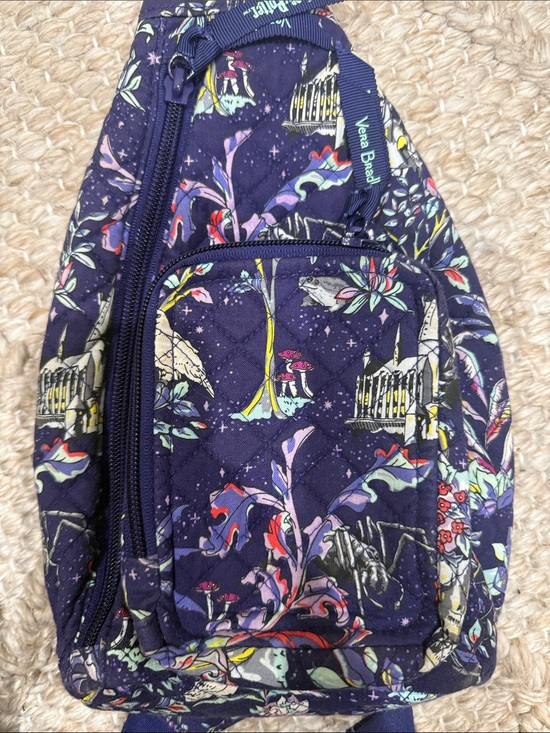 Vera Bradley Handbags - Vera Bradley Harry Potter Forbidden Forest Mini Sling Backpack, Purple.